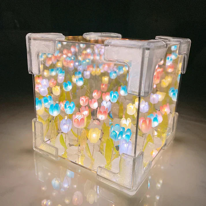 Enchanted Tulip Mirror Lamp