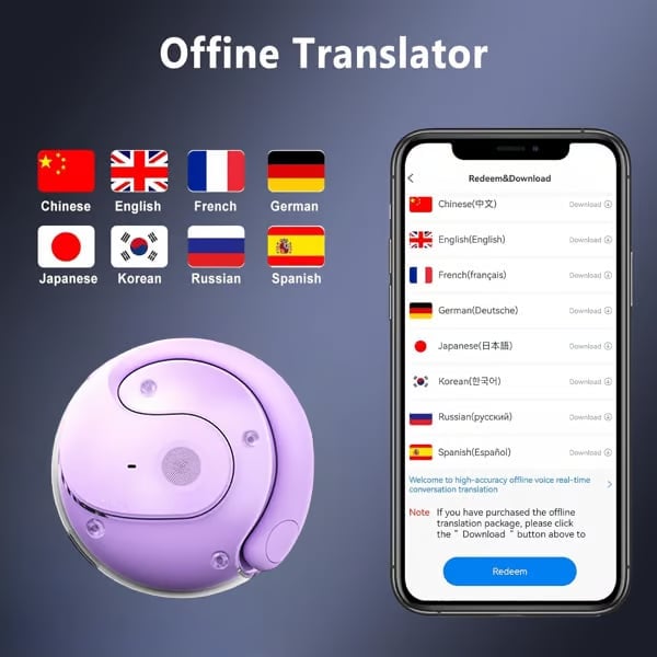 Translation Master Bluetooth Earbuds
