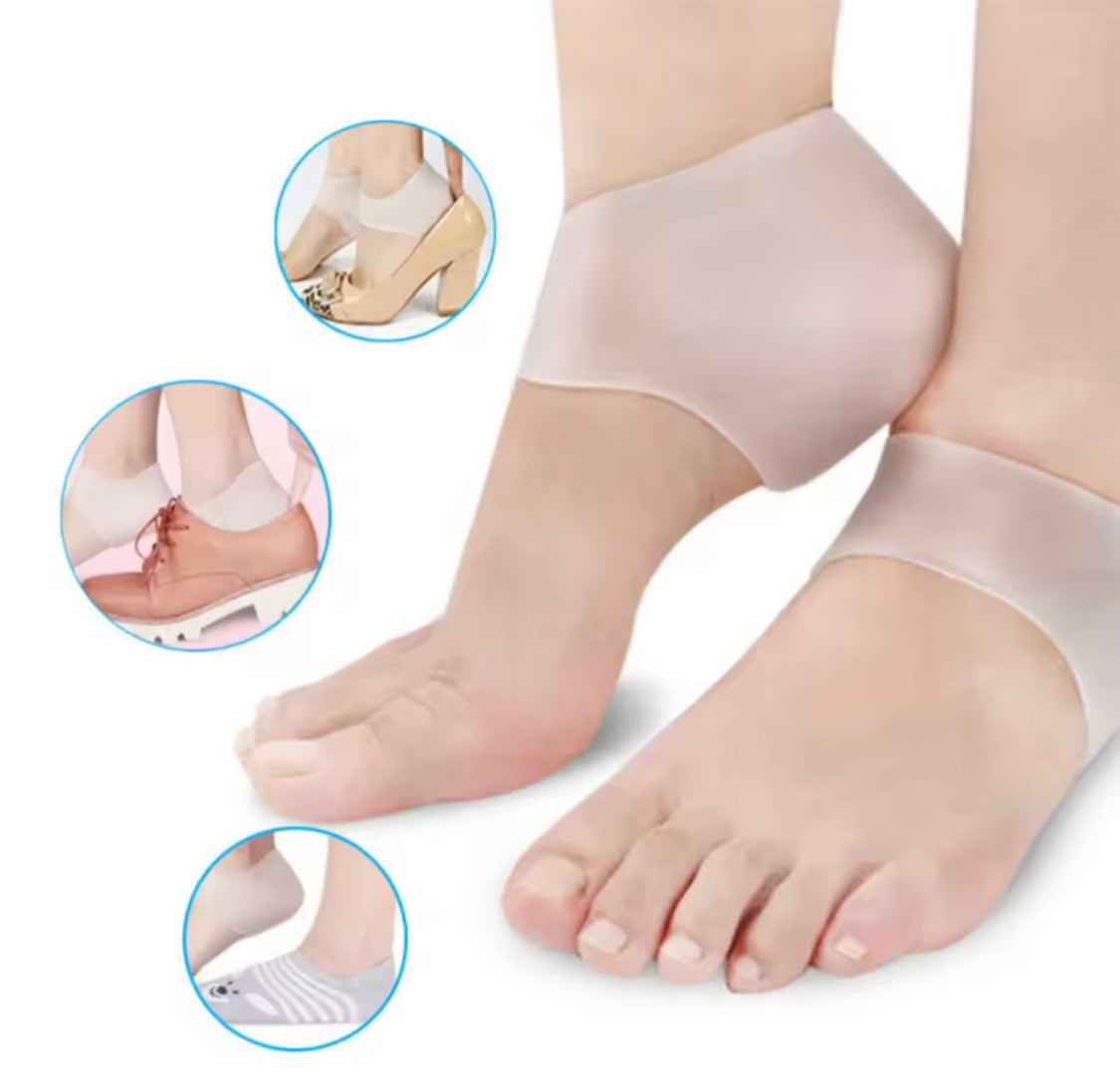 HeelRelief™ Gel Cushion Socks