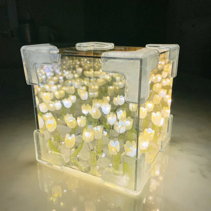 Enchanted Tulip Mirror Lamp