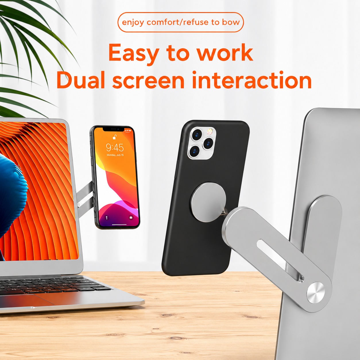 Magnetic Metal Phone Stand