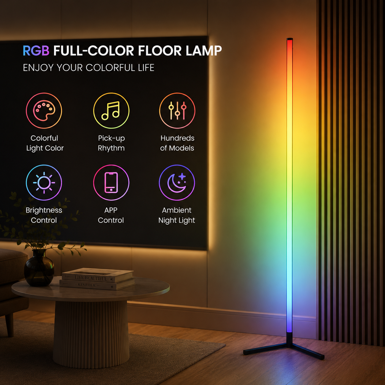 RGB Music Sync Floor Lamp