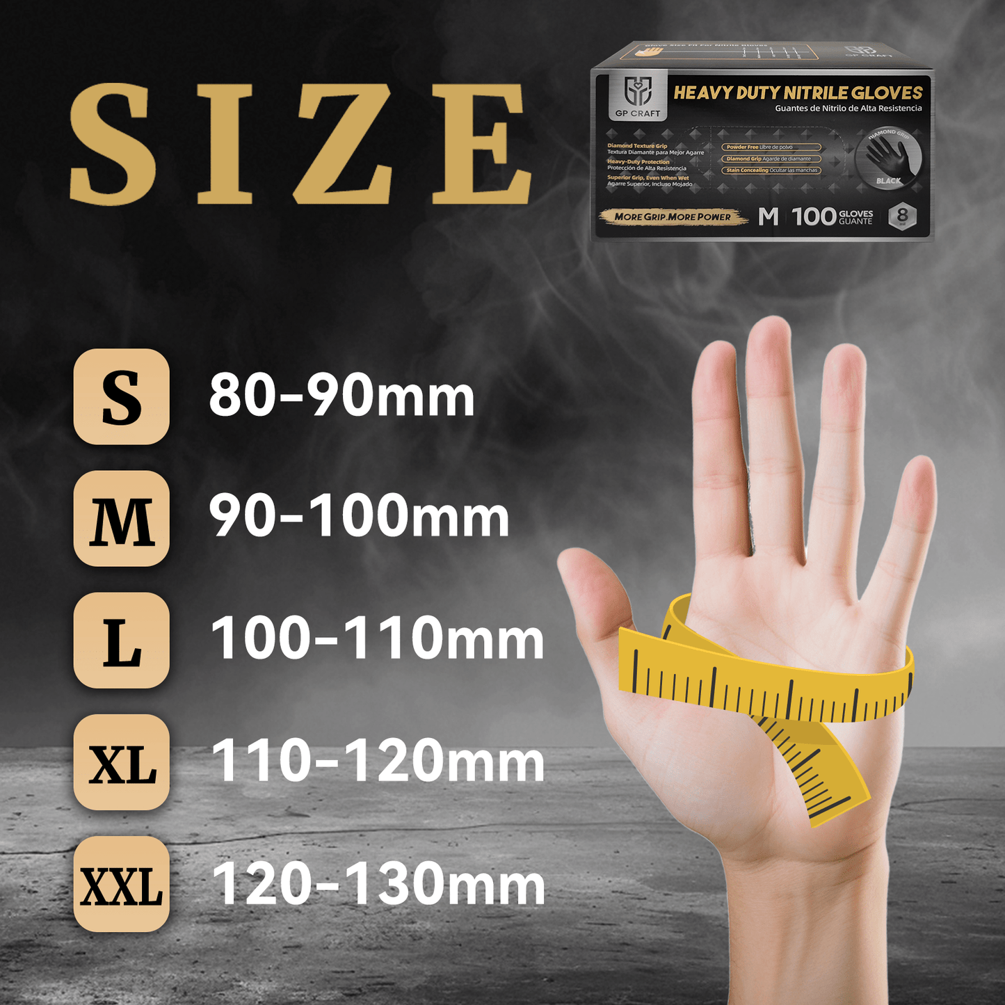 GripShield™ - Diamond Nitrile Gloves