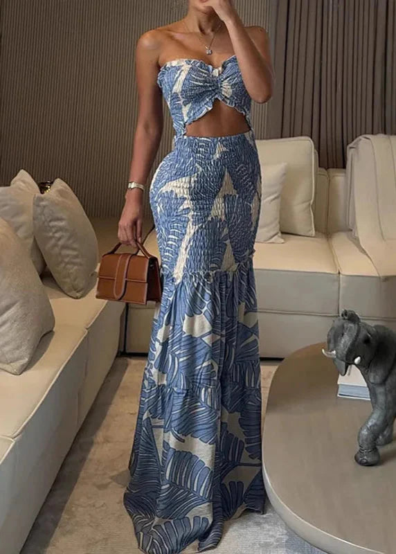 TropiMuse™ - Cutout Maxi Dress