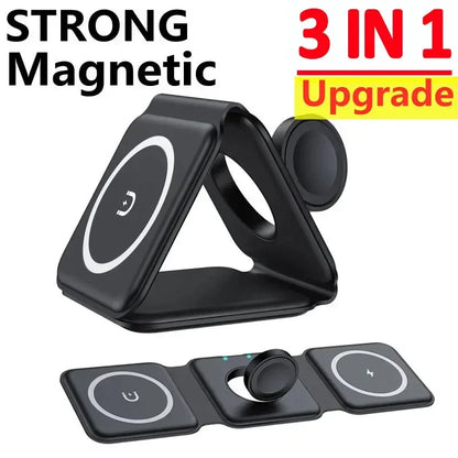 3-in-1 Foldable Magnetic Wireless Charger
