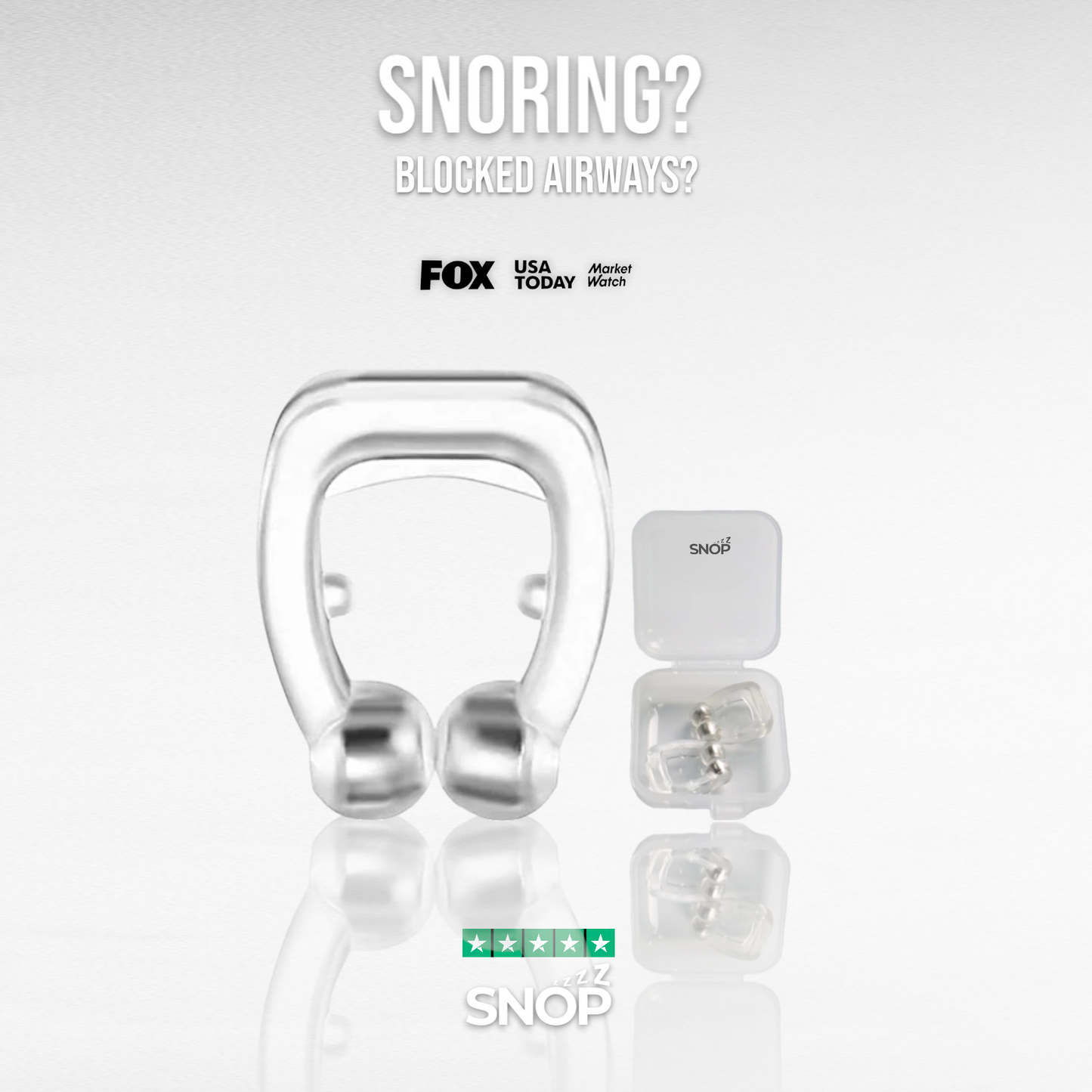 SNOP™ Nasal Clips