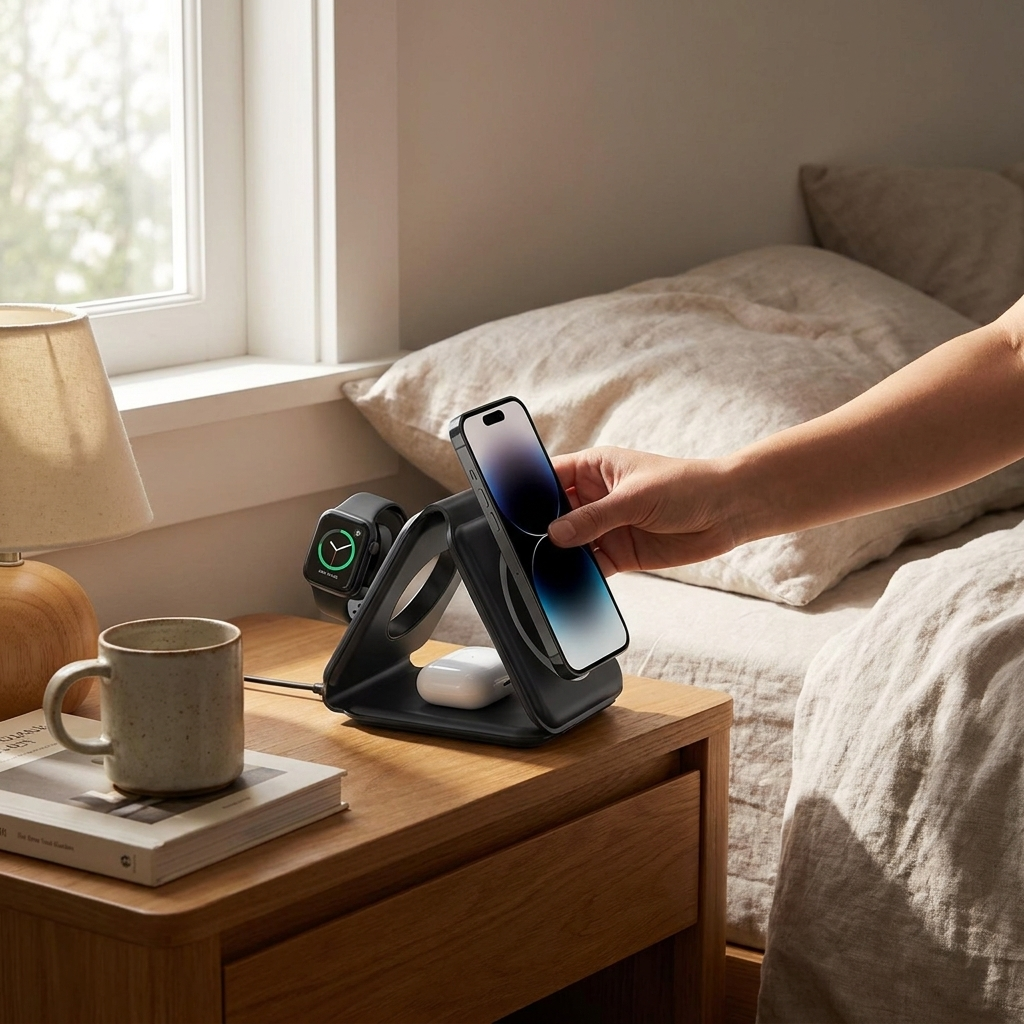 3-in-1 Foldable Magnetic Wireless Charger